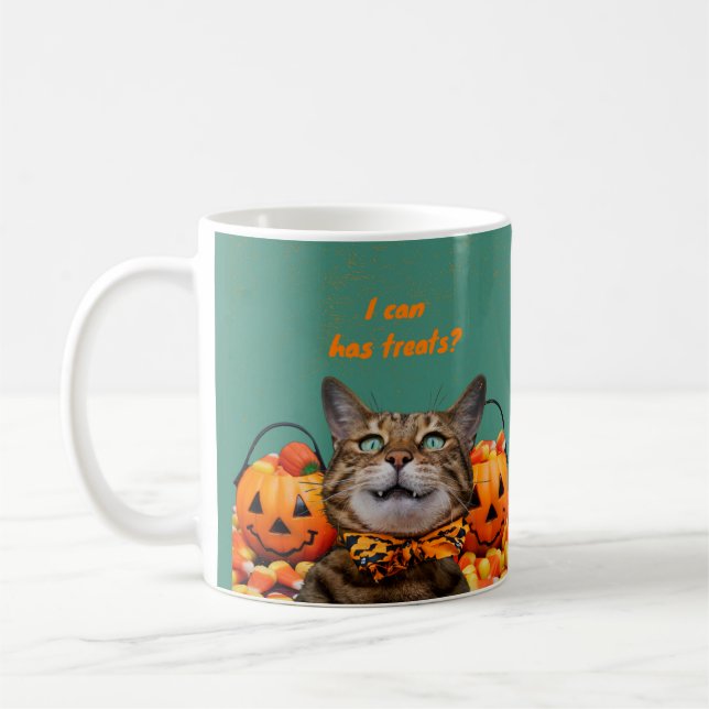 I Can Has Treats 11 oz Mug (Left)