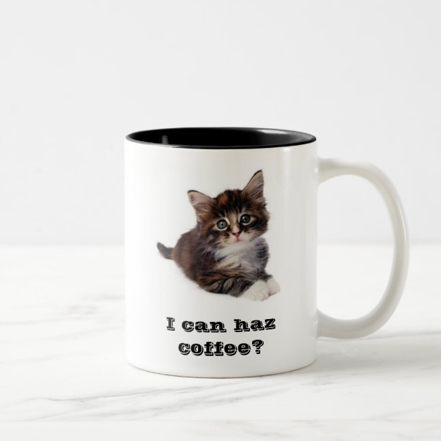 I can haz coffee? Mug (Right)