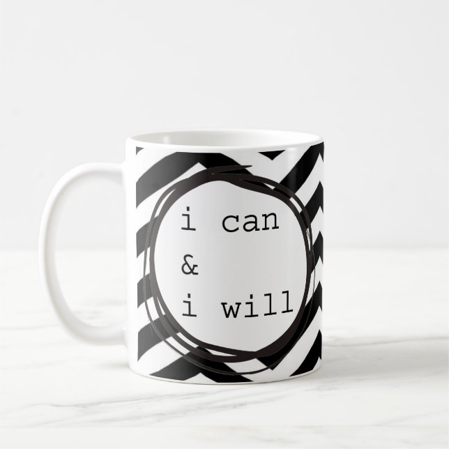 I can & I will Coffee Mug (Left)