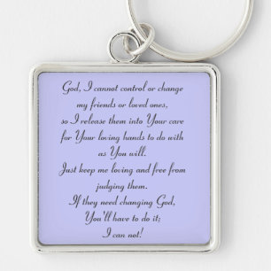I Can Not Prayer Keyring