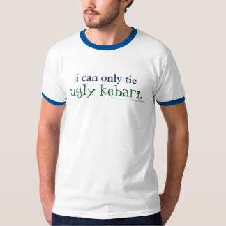 i can only tie ugly kebari Ringer T-shirt