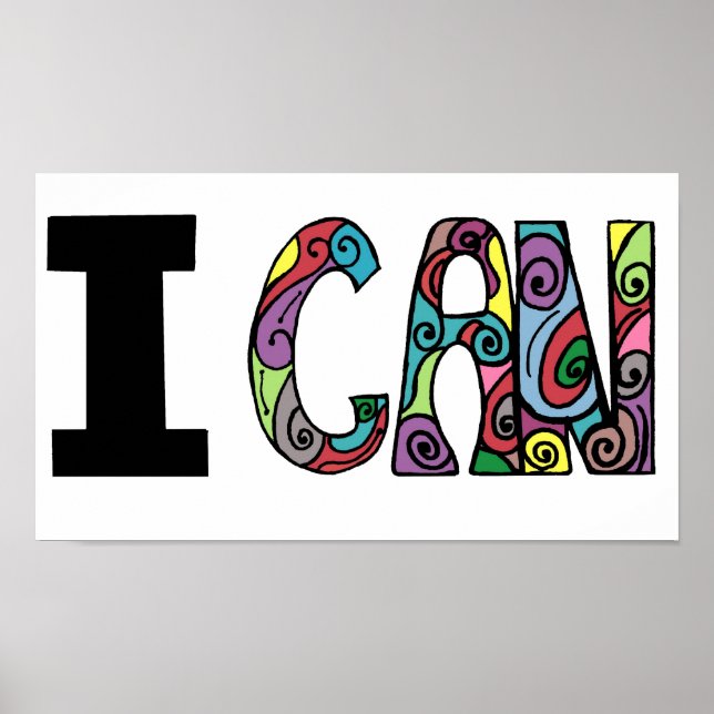 I can  saying poster (Front)