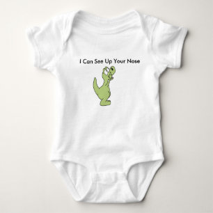 I Can See Up Your Nose Baby Bodysuit