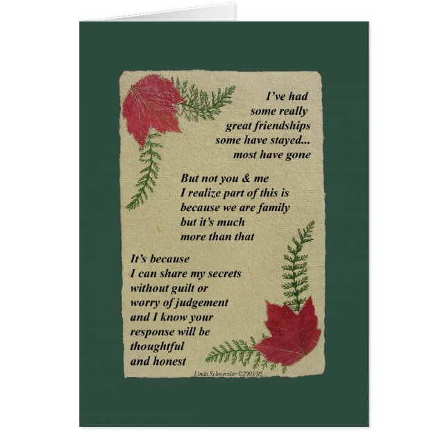 I Can Share My Secrets (Front)