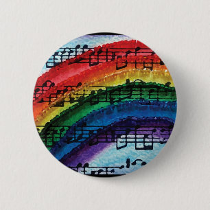 I Can Sing A Rainbow 6 Cm Round Badge