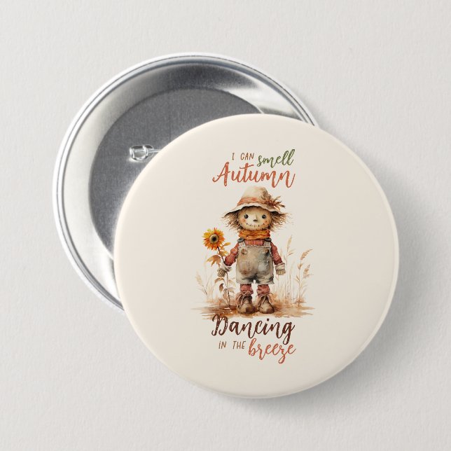 I Can Smell Autumn 7.5 Cm Round Badge (Front & Back)