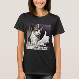 I can smell your GAYNESS cat meme women T-Shirt