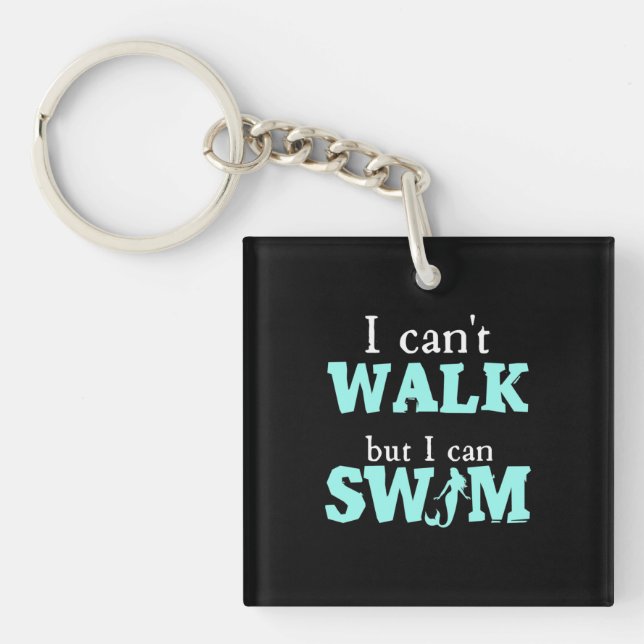 I Can Swim Key Ring (Front)