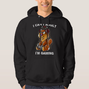 I Can T Adult I M Gaming Introvert Gamer Nerd Otte Hoodie