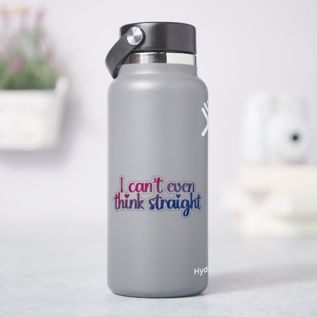 I Can’t Even Think Straight – Bisexual Pride (HydroFlask)