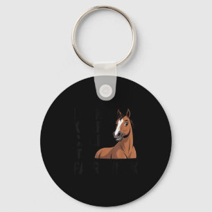 I Can’t Keep Calm It’s Fair Week Funny Horse Lives Key Ring