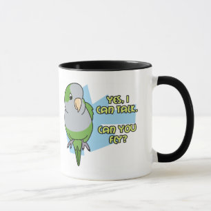 I Can Talk Quaker Parakeet Mug