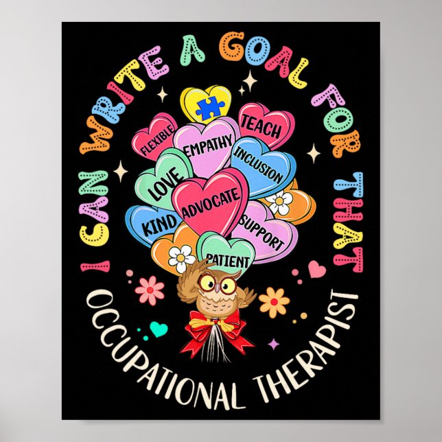 I Can Write Goal For That Occupational Therapy Ot  Poster (Front)