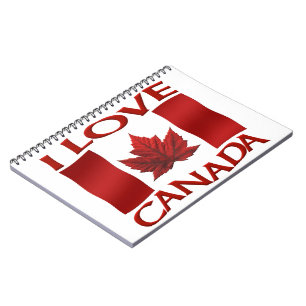 I Canada Canada Journal Canada Souvenir Notebooks