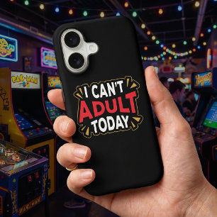 I Can't Adult Today Funny Introvert iPhone 13 Case