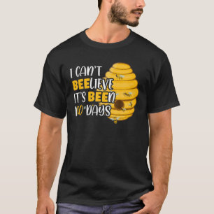 I Can't Beelieve Its Been 100 Days Bee Hive Teache T-Shirt