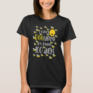 I Can't Beelieve It's Been 100 Days Cute Bee Kids T-Shirt