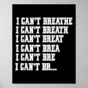 I Cant Breathe Poster