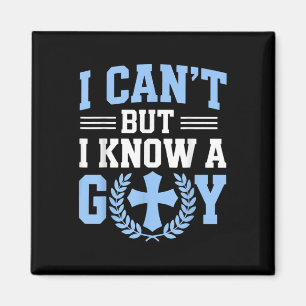I Cant But I Know A Guy God Church Christian Relig Magnet