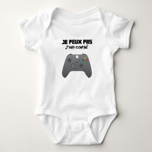 I Can't Control Confined Video Games Baby Bodysuit