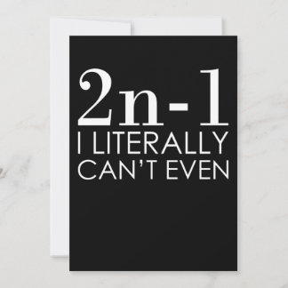 I Can't Even Math Teacher Mathematics Maths Thank You Card