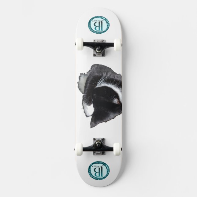I Can't Even Right Meow Skateboard (Front)