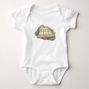 I can't fold towels funny laundry day baby bodysuit