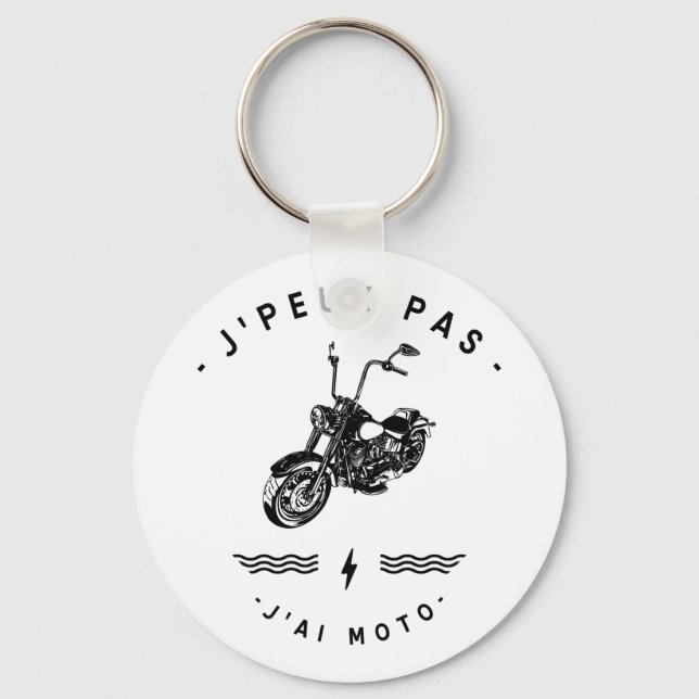 I can't have a motorcycle key ring (Front)