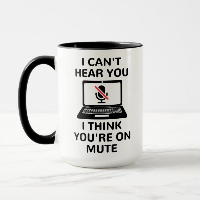 I can't hear you I think you're on mute Mug (Left)