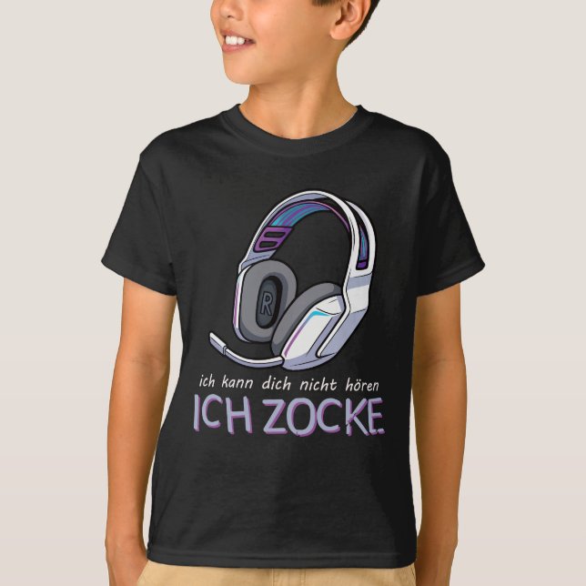 I can't hear you, I ZOCKE - White T-Shirt (Front)