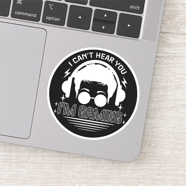 I Can't Hear You I'm Gaming Funny Games Lover (Detail)
