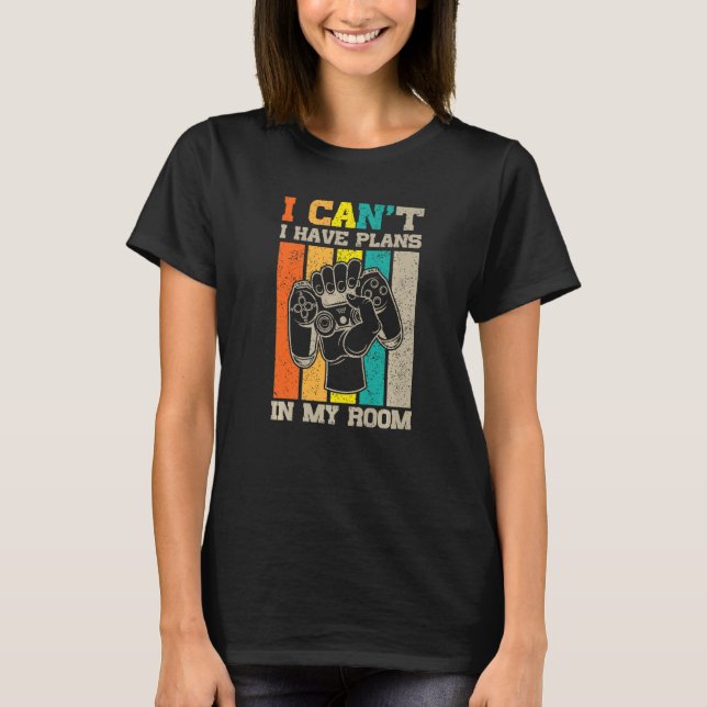 I can't i have plans arcade player fun Premium T-Shirt (Front)