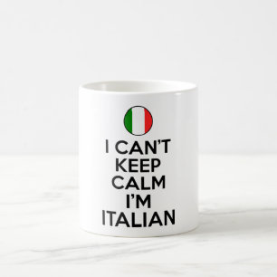 I Can't Keep Calm Italian Coffee Mug