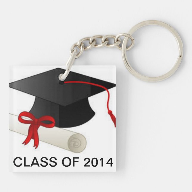 I Can't Keep Calm, My Daughter Just Graduated! Key Ring (Back)