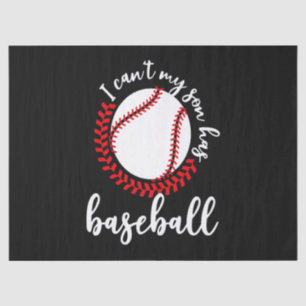 I Cant Mu Son Haf Baseball Tissue Paper