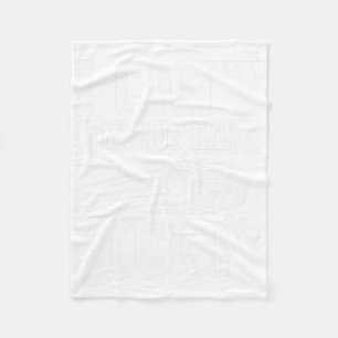 I Can't My Son Has Hockey Team Player Ice Game Fat Fleece Blanket