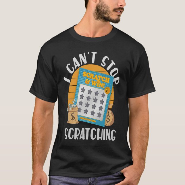 I Can't Stop Scratching Men Women  Bingo  1 T-Shirt (Front)