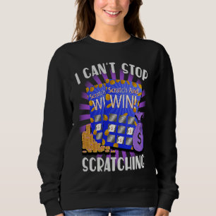 I Can't Stop Scratching Men Women  Bingo  3 Sweatshirt