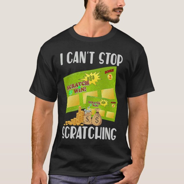 I Can't Stop Scratching Men Women  Bingo  5 T-Shirt (Front)