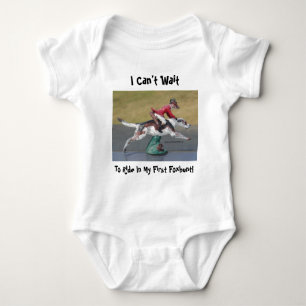 I Can't Wait To Ride In My First Foxhunt! Baby Bodysuit