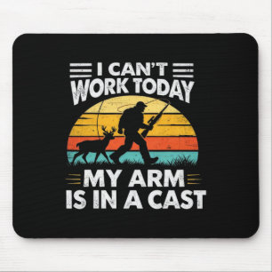 I Cant Work Today My Arm Is In A Cast Vintage _1  Mouse Pad