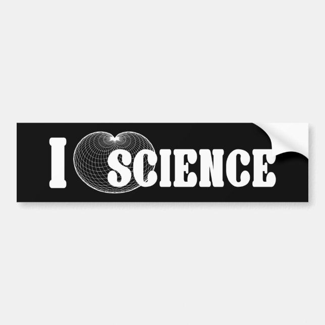 I Cardioid Science Bumper Sticker (Front)