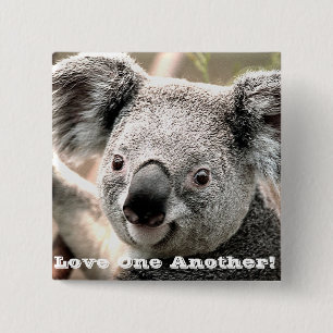 I Care_ 15 Cm Square Badge