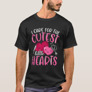 I Care For The Cutest Little Hearts T-Shirt