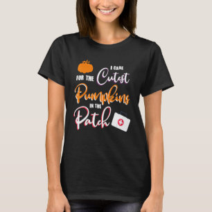 I Care For the Cutest Pumpkins In The Patch Hallow T-Shirt