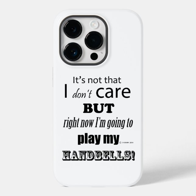 I Care Handbells Case-Mate iPhone Case (Back)