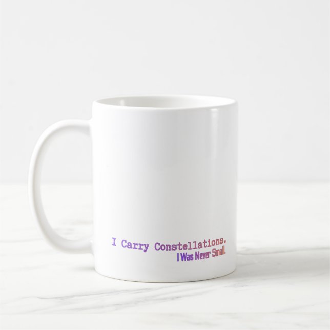 I Carry Constellations Mug Body Positive Celestial (Left)