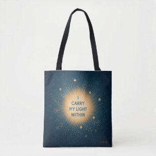 I Carry My Light Within – Spiritual Glow Affirmati Tote Bag