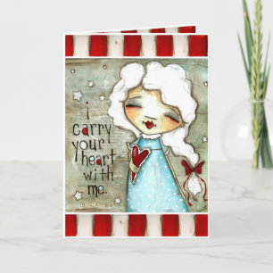 I Carry Your Heart - Valentine Holiday Card