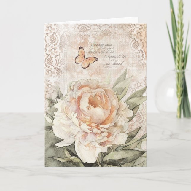 I Carry Your Heart With Me - Greeting Card (Front)